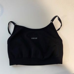 Black GYMSHARK sports bra